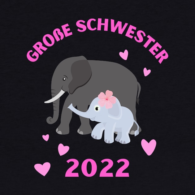 Große Schwester 2022 Geschwister Mädchen by Foxxy Merch